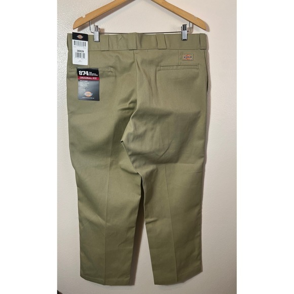 Dickies Men's 874 Original Fit Classic Work Pants 38x29 Khaki Tan - Picture 2 of 6